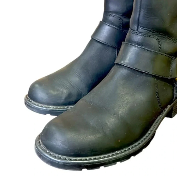 Clark’s Women’s Orinocco Dip Leather Boot Black Size 9 - Picture 7 of 11